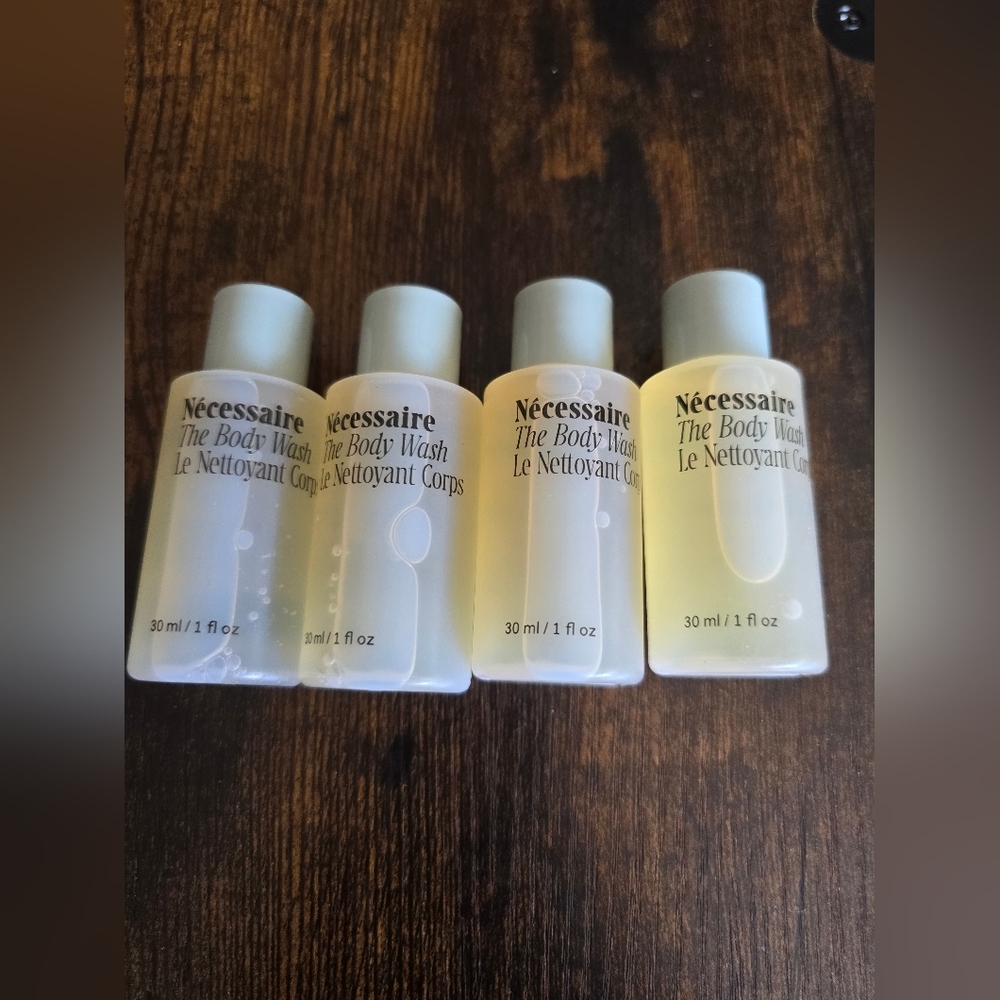 Nécessaire, The Body Wash , Eucalyptus, 1 fl oz Each, BUNDLE of 4!